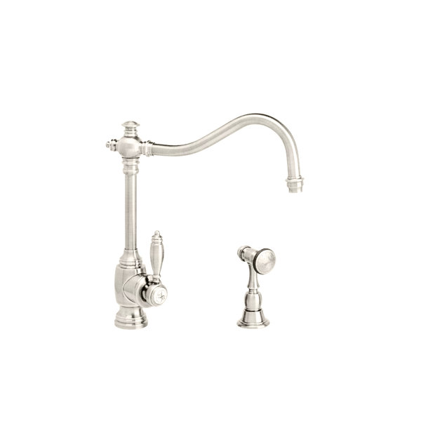 Waterstone Annapolis Single Handle Kitchen Faucet with Side Spray